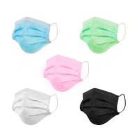 wholesale face mask Disposable Non woven surgical adult kids pink face mask